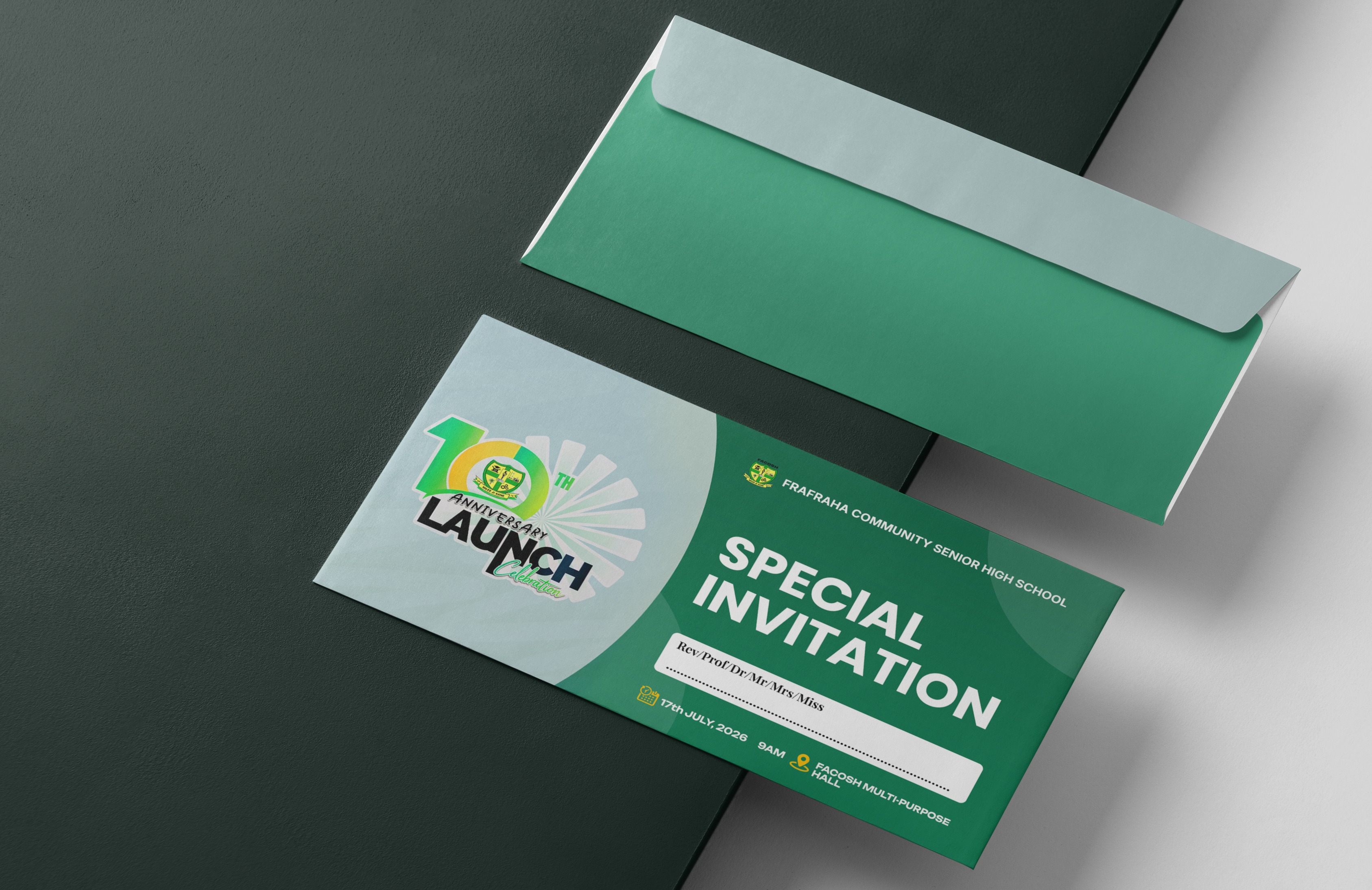 FACOSH Envelope Design