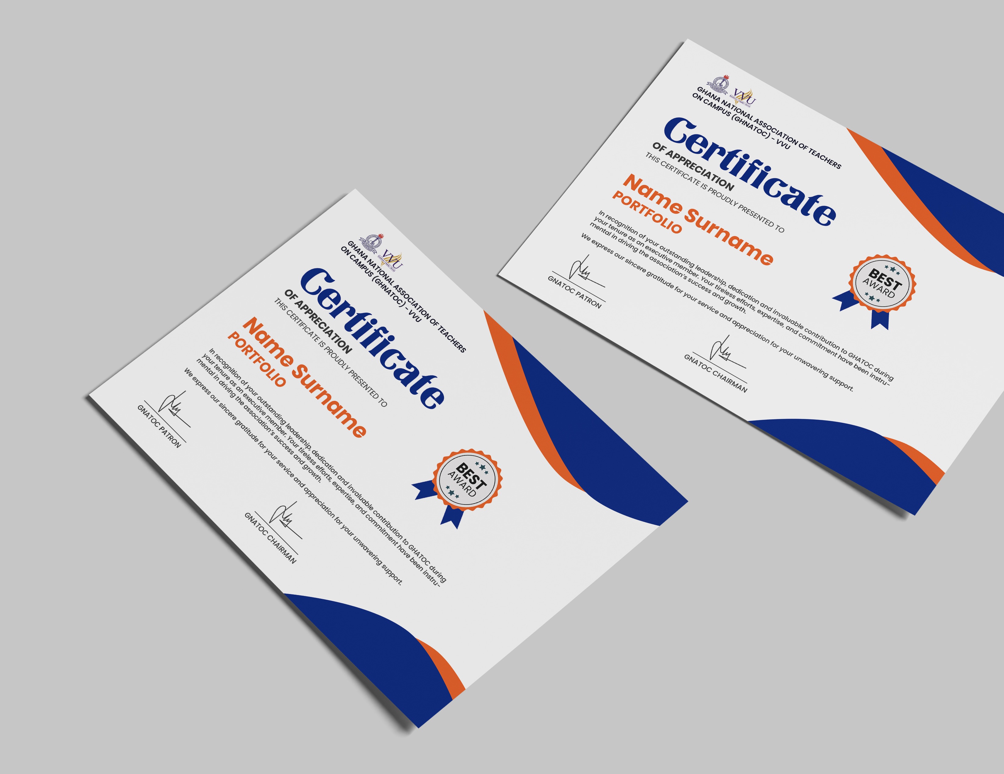 Certificate Design